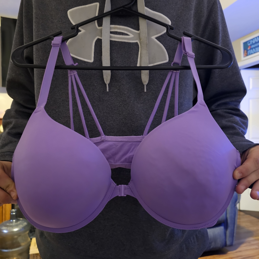 PINK Victoria's Secret Purple Strappy Bra
